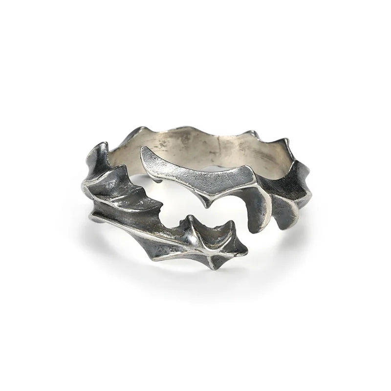 925 Sterling Silver Flame Ring