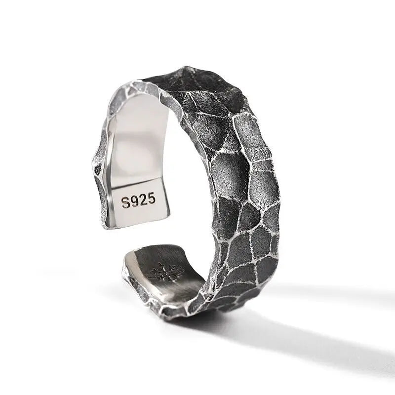 925 Sterling Silver Structure Ring