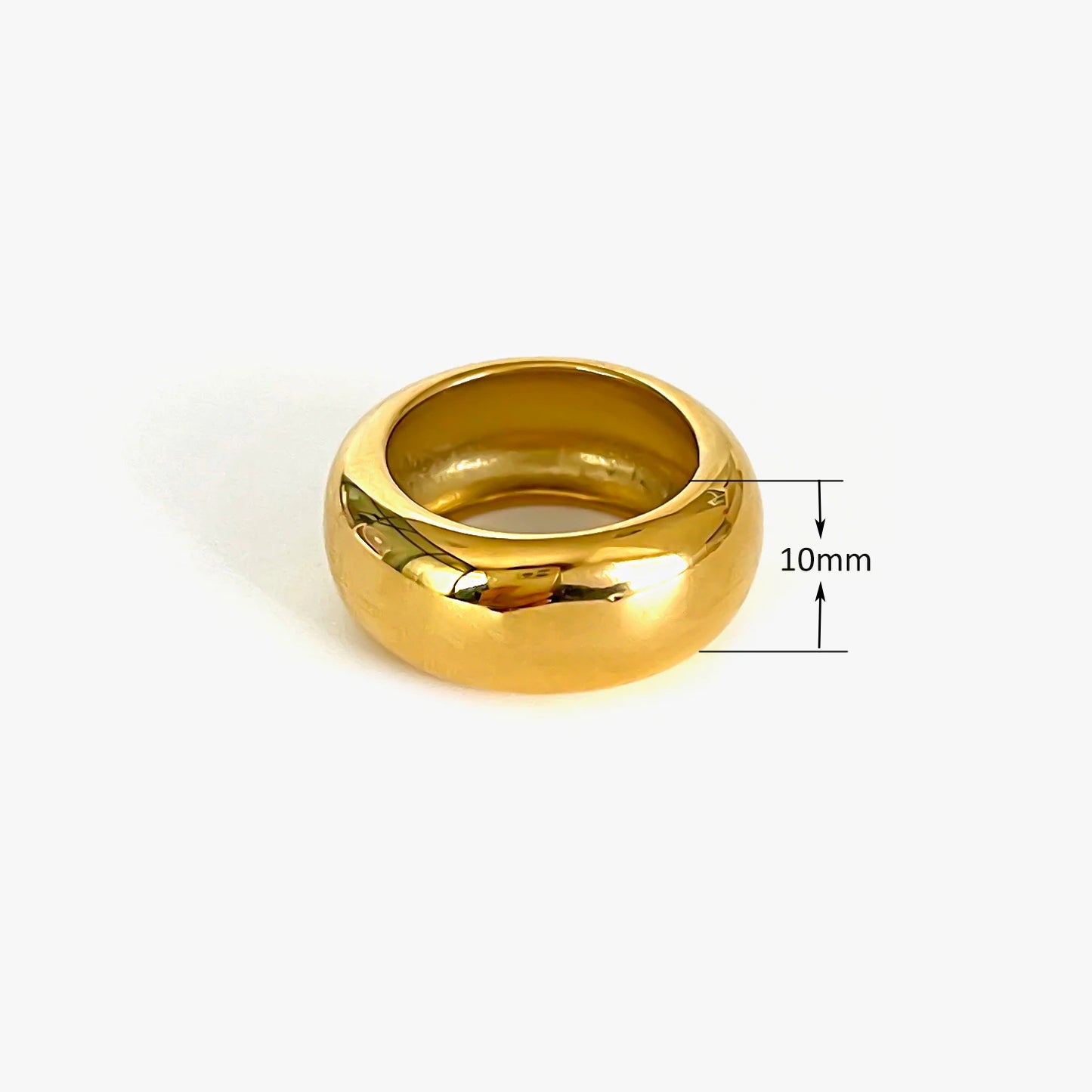 18K Gold Plated Pattern Ring