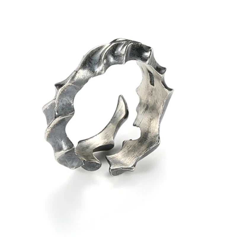 925 Sterling Silver Flame Ring