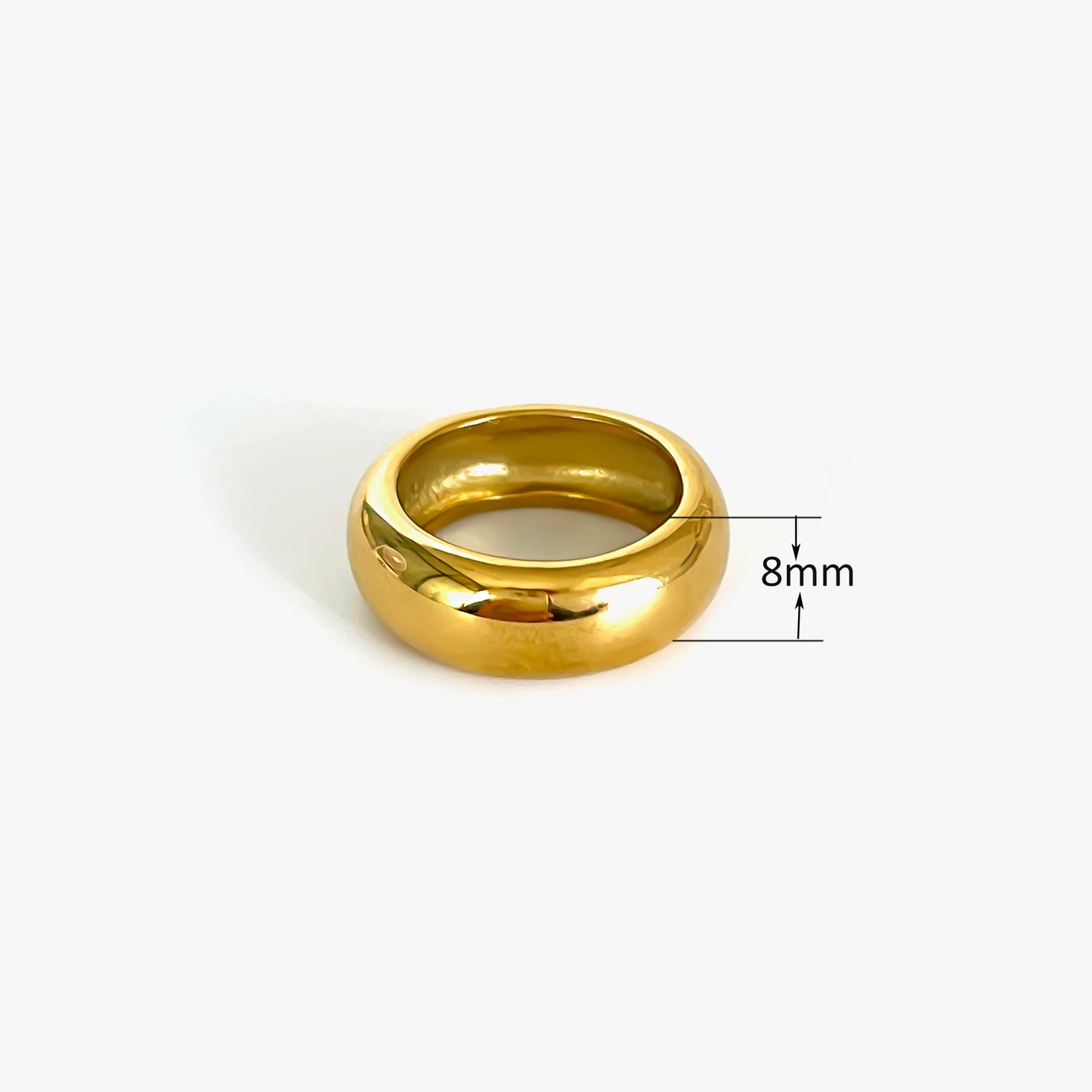 18K Gold Plated Pattern Ring