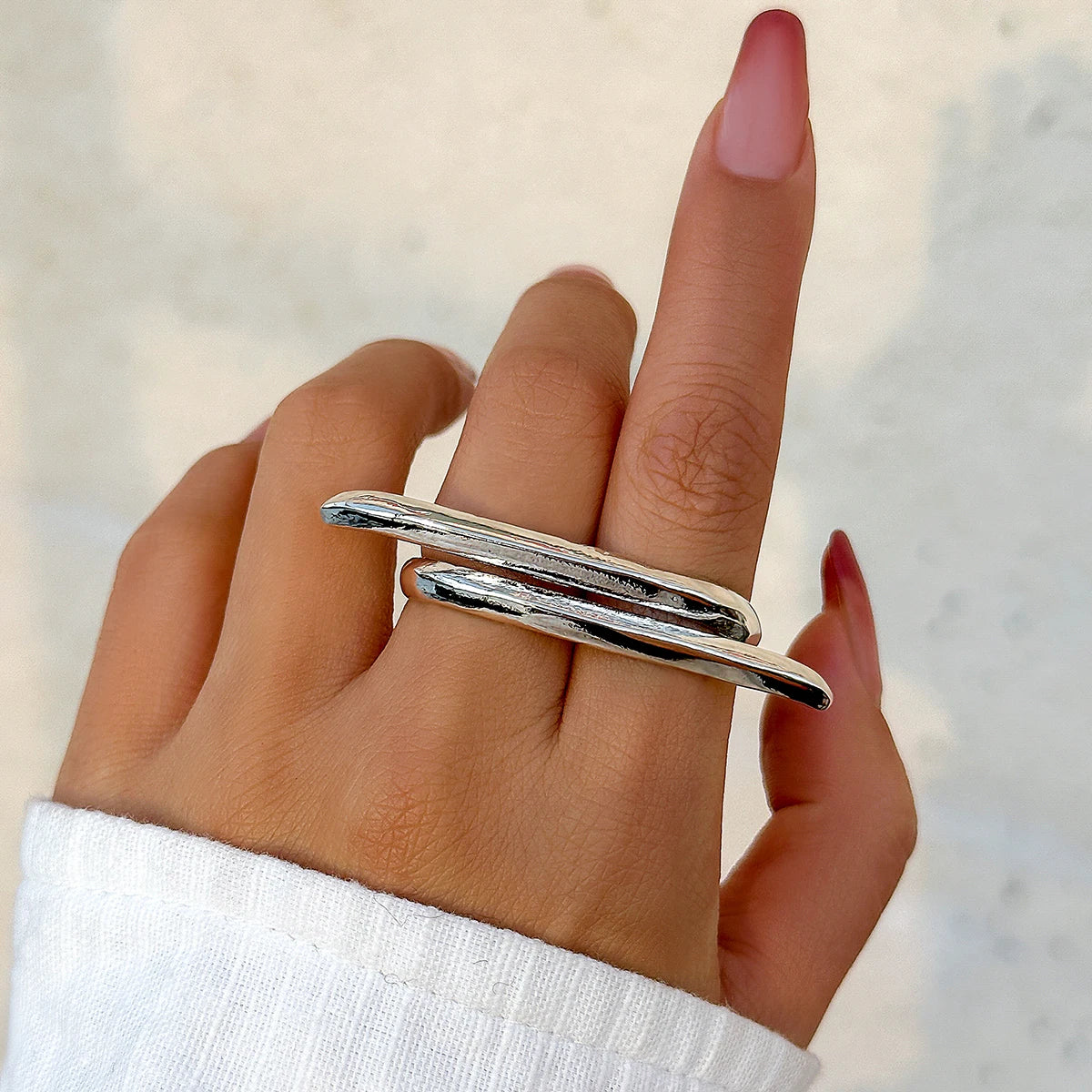 Stainless Steel Double Ring